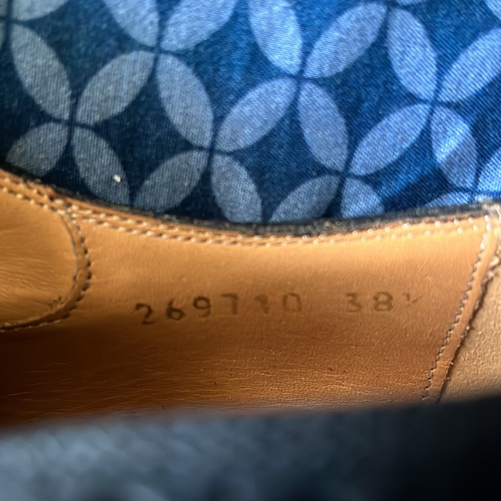 GUCCI Goodyear Brogue Oxford Cap Toe Leather Lace Up Loafer Shoes - Picture 6 of 11